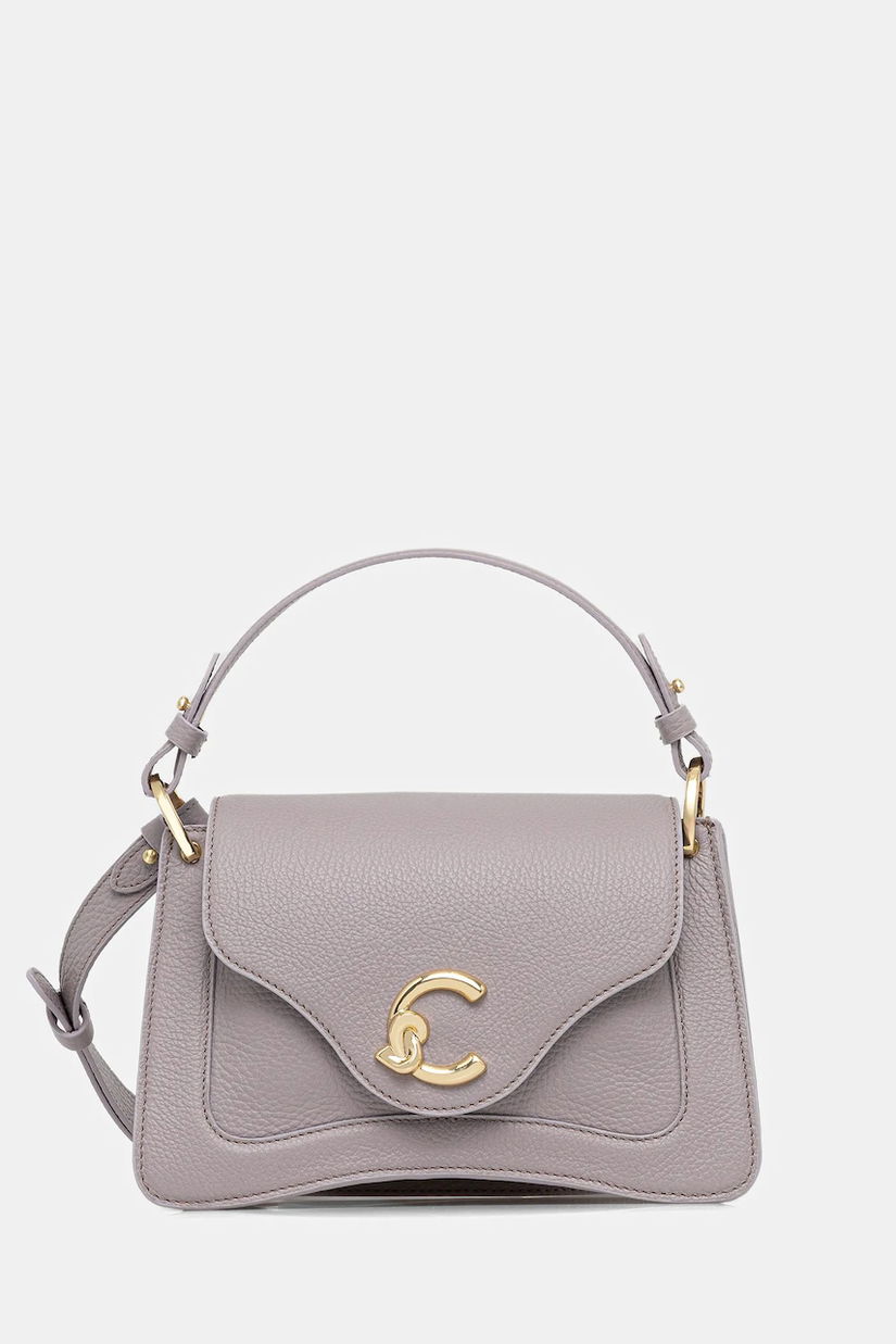 Coccinelle poșetă de piele culoarea negru, E1 SSL 18 02 01