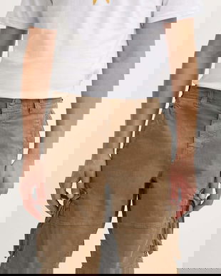 Superdry pantaloni scurti barbati, culoarea bej