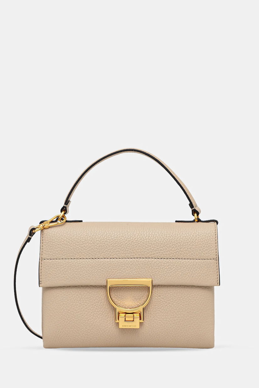 Coccinelle poșetă de piele Arlettis culoarea violet, E1 MD5 19 03 01