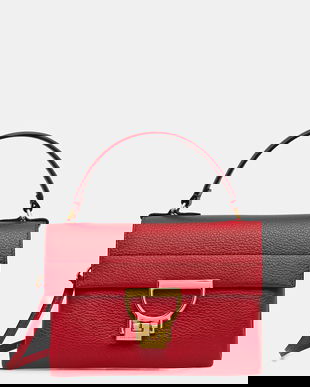 Coccinelle poșetă de piele Arlettis culoarea violet, E1 MD5 19 03 01