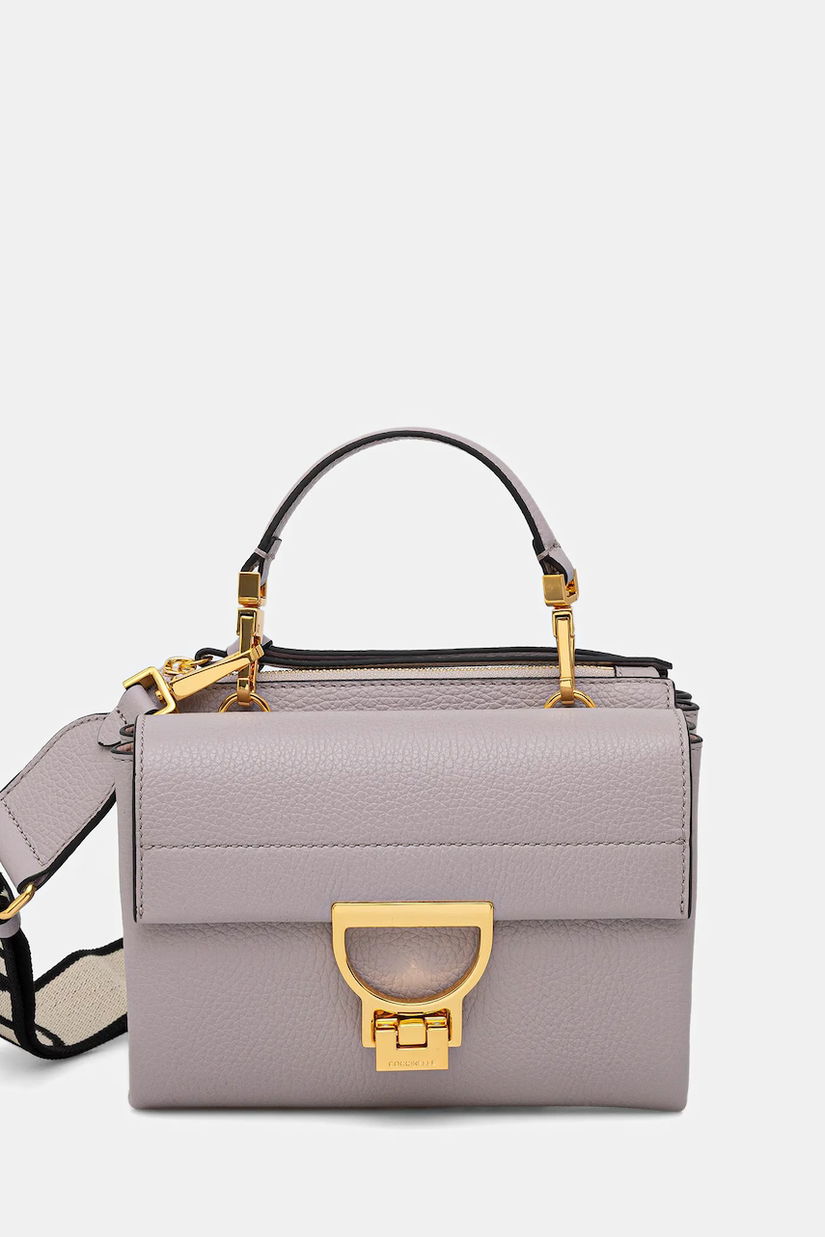 Coccinelle poșetă de piele Arlettis culoarea negru, E1 ND8 55 B7 01