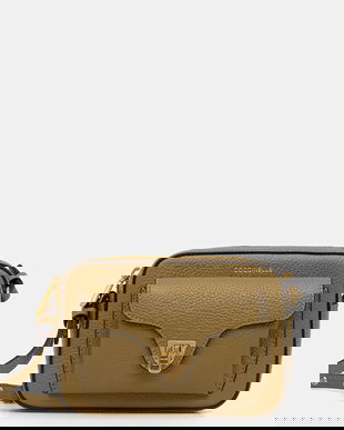 Coccinelle poșetă de piele culoarea bordo, E1 MF6 55 04 01