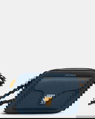 Coccinelle poșetă de piele culoarea bordo, E1 MF6 55 04 01