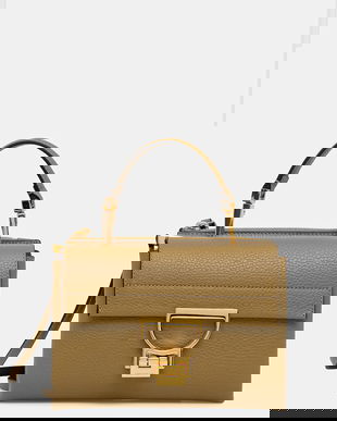 Coccinelle poșetă de piele culoarea negru, E1 MD5 55 B7 01