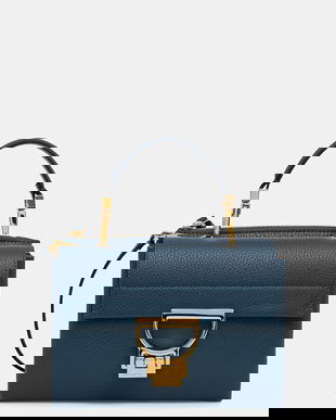 Coccinelle poșetă de piele culoarea negru, E1 MD5 55 B7 01