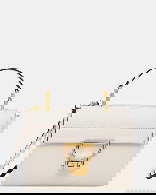 Coccinelle poșetă de piele culoarea negru, E1 MD5 55 B7 01