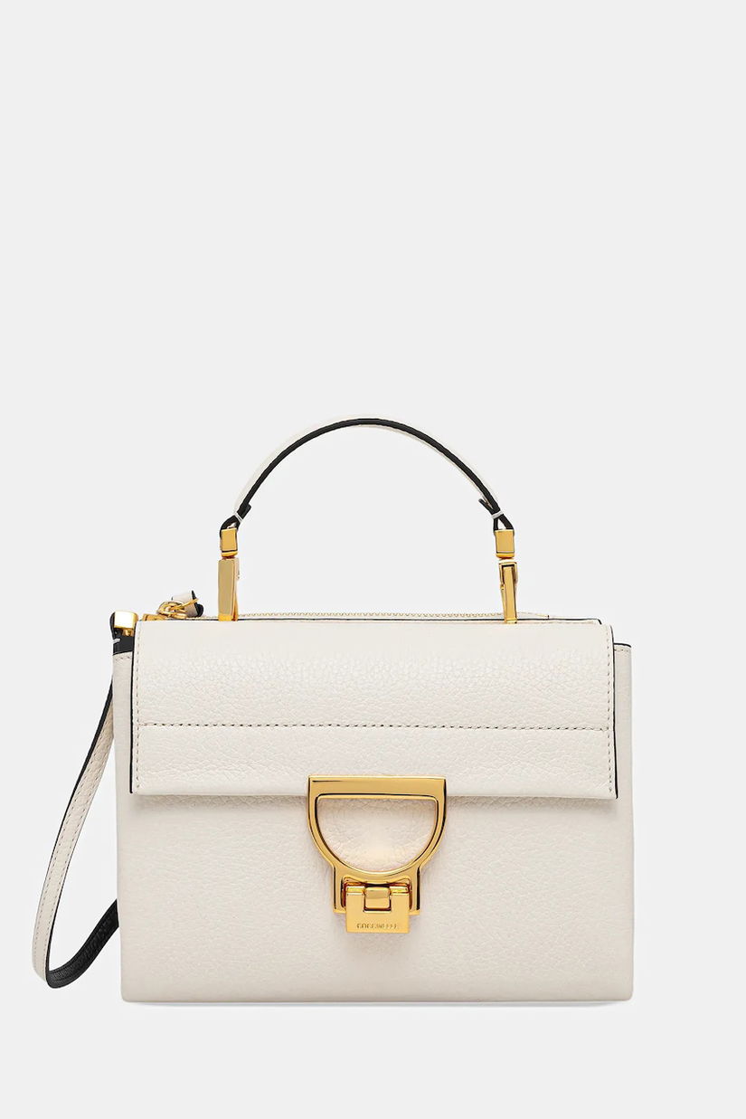 Coccinelle poșetă de piele culoarea negru, E1 MD5 55 B7 01