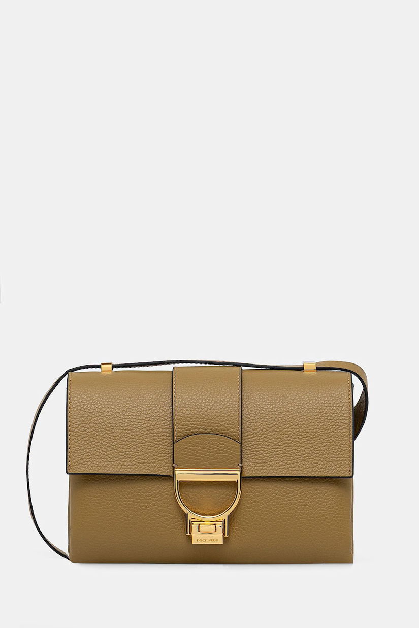 Coccinelle poșetă de piele culoarea gri, E1 MD5 12 07 01