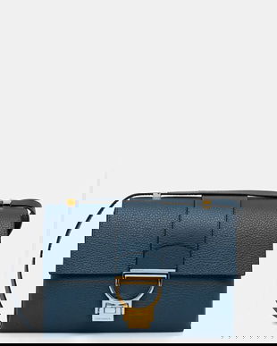 Coccinelle poșetă de piele culoarea gri, E1 MD5 12 07 01