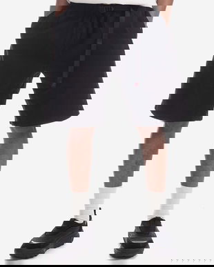 Gramicci pantaloni scurți din bumbac G-Short culoarea negru G101.OGT-purple