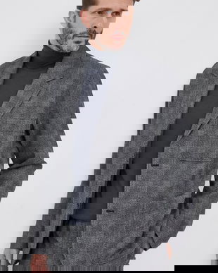 Samsoe Samsoe Sacou bărbați, culoarea negru