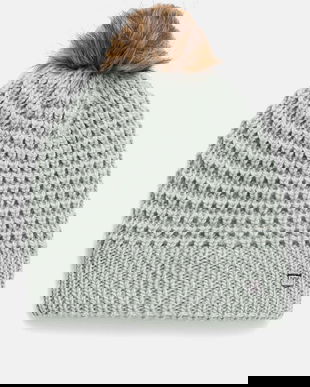 Helly Hansen caciula culoarea turcoaz, din tricot gros