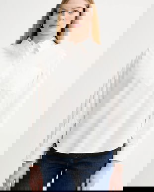 Marc O'Polo bluză din bumbac culoarea bej, uni, 5000007470