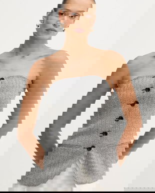 Sisley bluză culoarea negru, cu imprimeu, 5D12LH01R