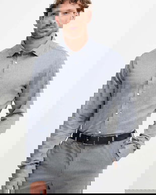 Barbour cămașă din bumbac ELMFIELD culoarea bleumarin, cu guler italian, slim, MSH5682