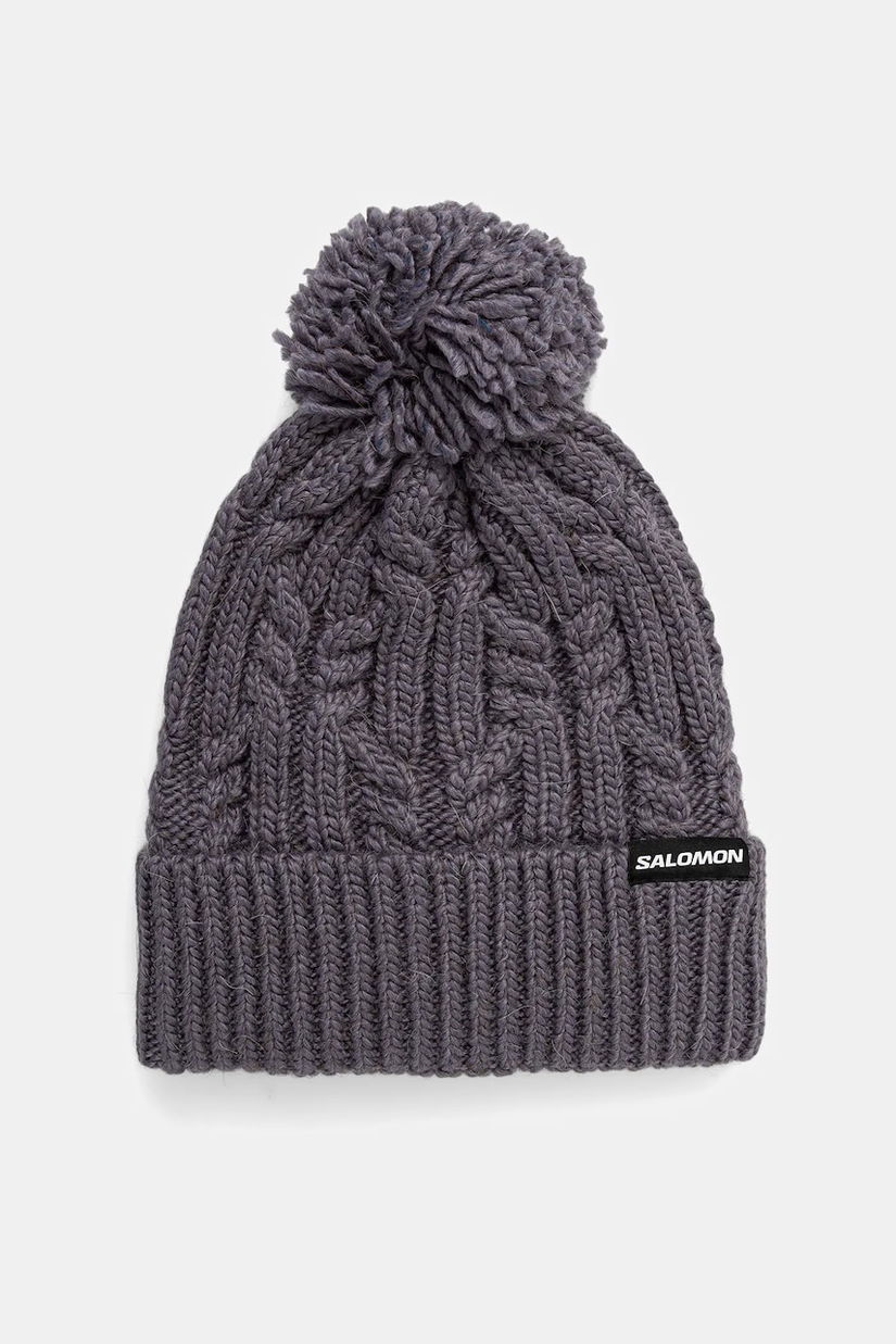Salomon căciulă culoarea violet, LC2630400