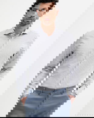 BOSS cămașă din bumbac culoarea albastru marin, cu guler clasic, slim, 50545826