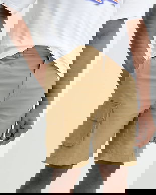 Karl Kani pantaloni scurți din bumbac bărbați, culoarea verde, 6012260