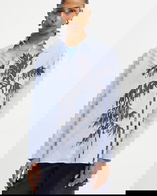 MAX&Co. cămașă din bumbac femei, culoarea alb, cu guler clasic, relaxed, 2516111073200