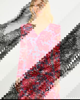 Morgan rochie RPETAL culoarea bleumarin, mini, dreaptă, RPETAL