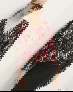 Desigual bluza KANAZAWA femei, culoarea negru, modelator, 24WWBW09