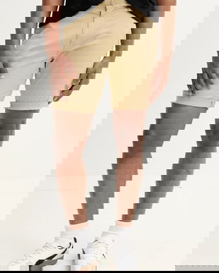 Tommy Jeans pantaloni scurti barbati, culoarea verde, DM0DM21950