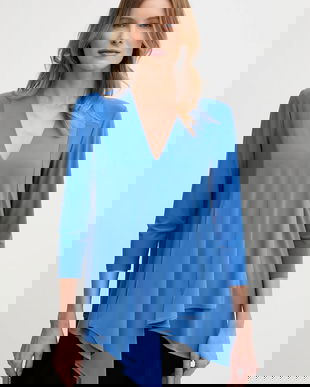 Joseph Ribkoff bluza femei, culoarea violet, neted, 161066S25