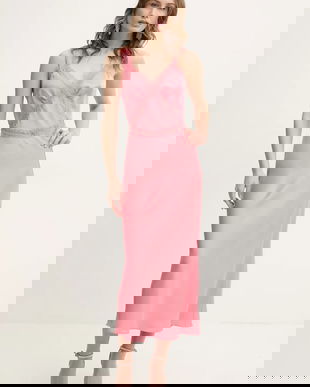 Bardot rochie culoarea portocaliu, maxi, evazată, 58603DB3