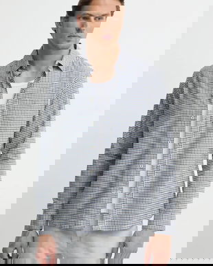 Pepe Jeans camasa MICK barbati, culoarea alb, cu guler clasic, regular, PM308733