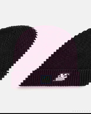 Puma caciula din bumbac Classics Graphic Short Beanie culoarea violet, bumbac, 025680