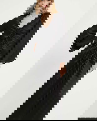 By Malene Birger rochie LAVENDE maxi, evazată, Q71625029