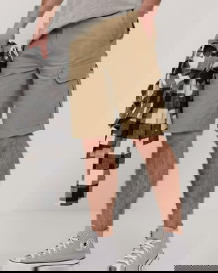 Dickies pantaloni scurți bărbați, culoarea verde DK0A4XEDKHK-KHAKI