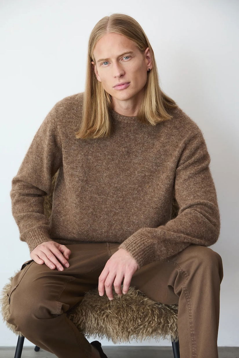 Medicine pulover culoarea maro