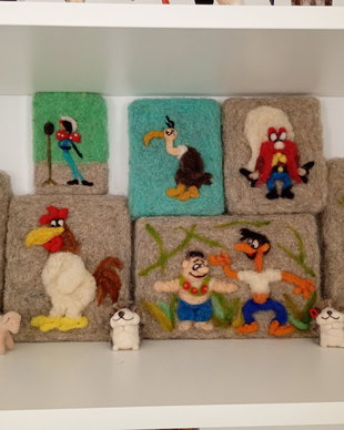Tablouri lana Looney Tunes