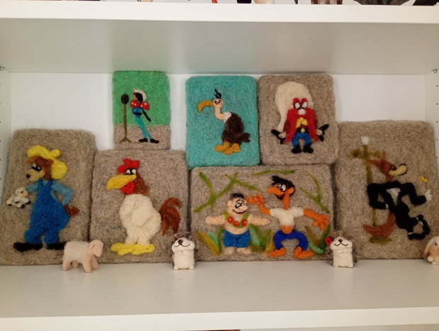 Tablouri lana Looney Tunes