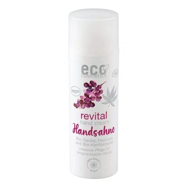 Crema de Maini Revital Q10, Puternic Nutritiva, Elasticitate si Anti-imbatranire - Eco Cosmetics Revital Hand Cream, 50 ml