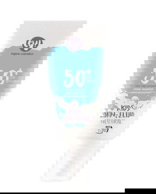 Spray Bio Protectie Solara Bebe si Copii FPS 50+, Fara Parfum - ey! Eco Cosmetics Kids Sun-Fluid Neutral 50+, 100 ml