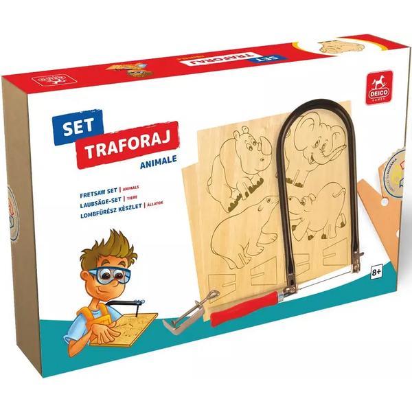 Set de traforaj. Animale