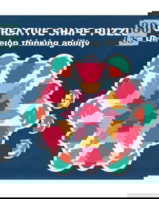 Joc: Tangram din lemn 180 piese