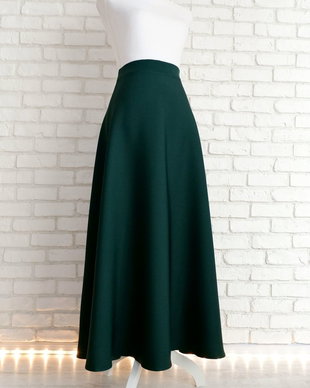 Fusta Clos Lunga Verde Inchis
