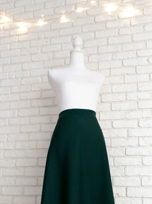 Fusta Clos Lunga Verde Inchis