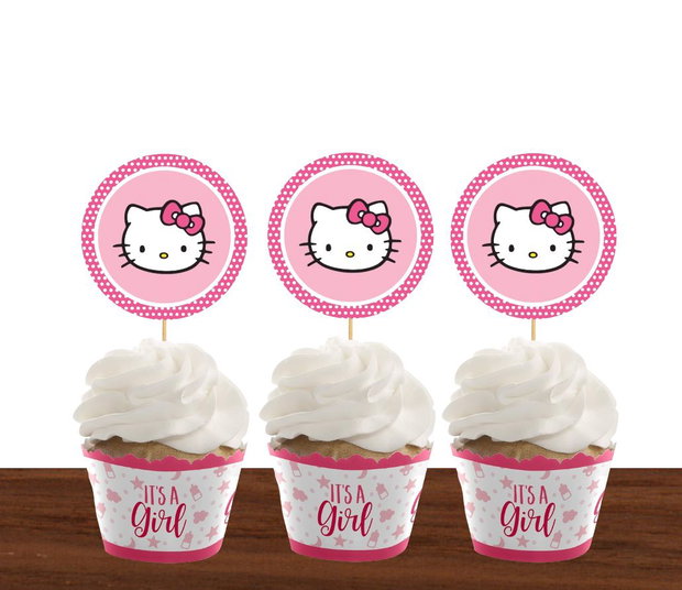 Toppere Hello Kitty set de 15 bucăți