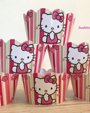Învelitori pentru brioșe Hello Kitty