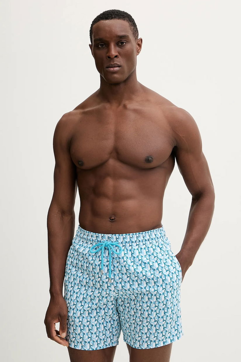 Vilebrequin pantaloni scurți de baie MOOREA culoarea alb, MOODB507