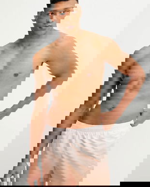 Lacoste pantaloni scurți de baie culoarea portocaliu, MH9108