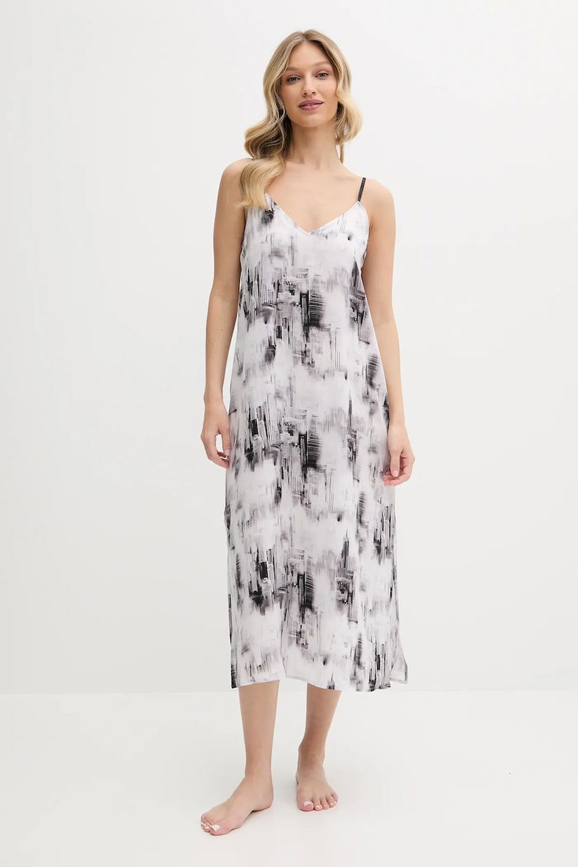 Dkny cămașă de noapte culoarea negru, YI40053