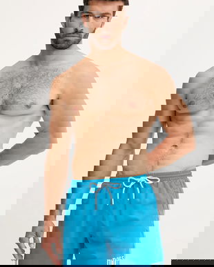 BOSS pantaloni scurți de baie culoarea gri, 50514429