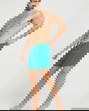 Abercrombie & Fitch pantaloni scurti de baie culoarea verde