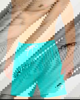 Fila pantaloni scurti de baie culoarea turcoaz