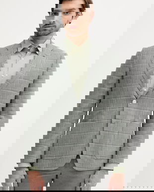 BOSS geacă de lână culoarea verde, 50545870